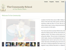 Tablet Screenshot of community-school.org
